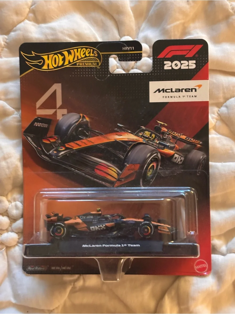 Hot Wheels Premium McLaren Formula 1 Team Die-Cast Car - Orange & Black